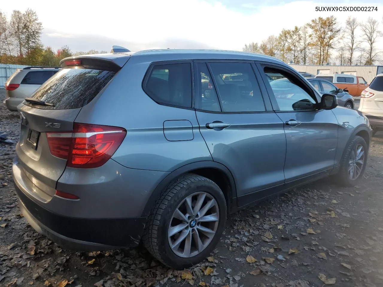 2013 BMW X3 xDrive28I VIN: 5UXWX9C5XD0D02274 Lot: 74712774