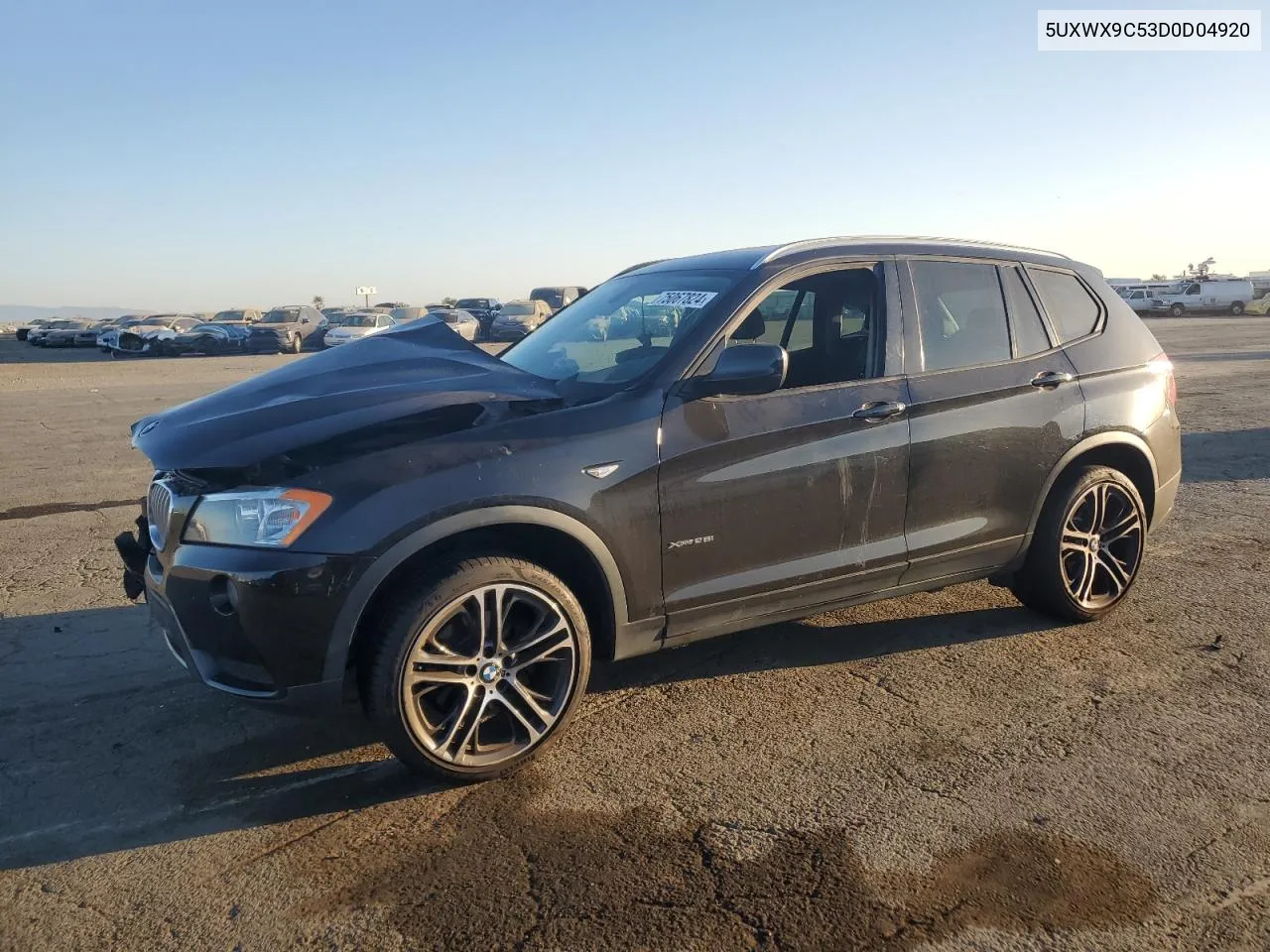 2013 BMW X3 xDrive28I VIN: 5UXWX9C53D0D04920 Lot: 75067824