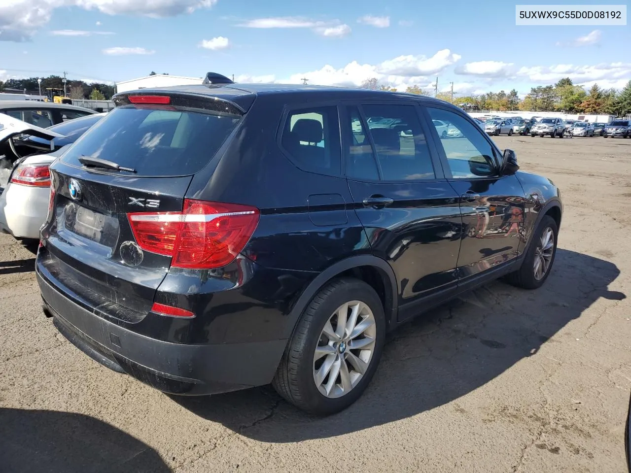 2013 BMW X3 xDrive28I VIN: 5UXWX9C55D0D08192 Lot: 75191204