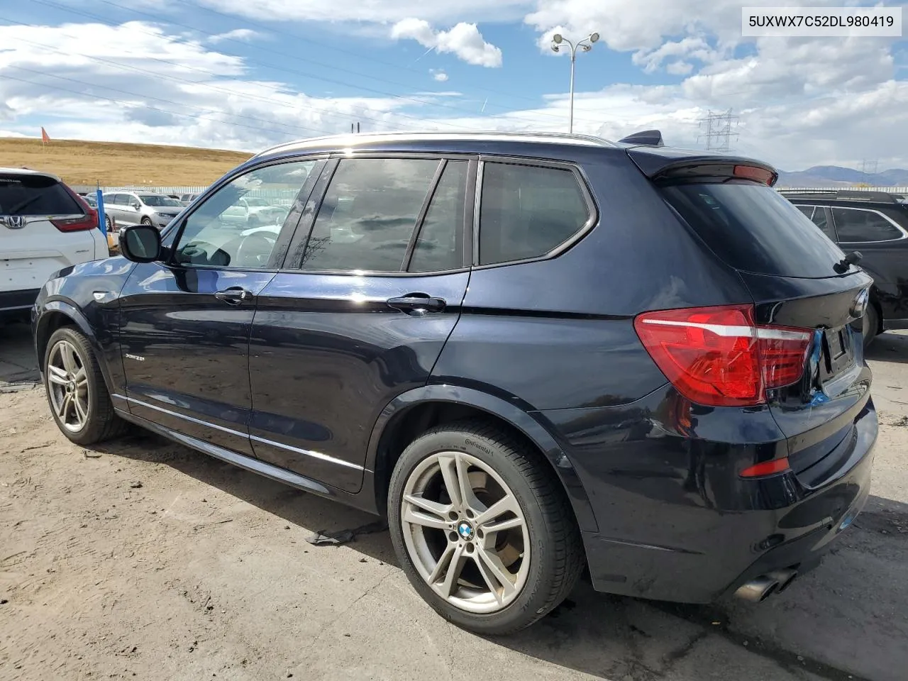 2013 BMW X3 xDrive35I VIN: 5UXWX7C52DL980419 Lot: 75551964