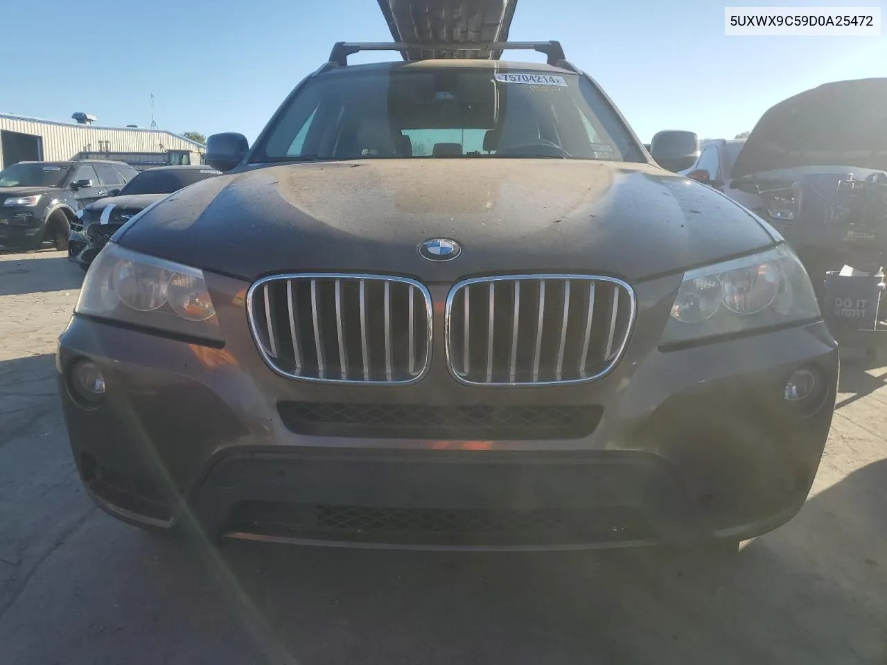 2013 BMW X3 xDrive28I VIN: 5UXWX9C59D0A25472 Lot: 75704214