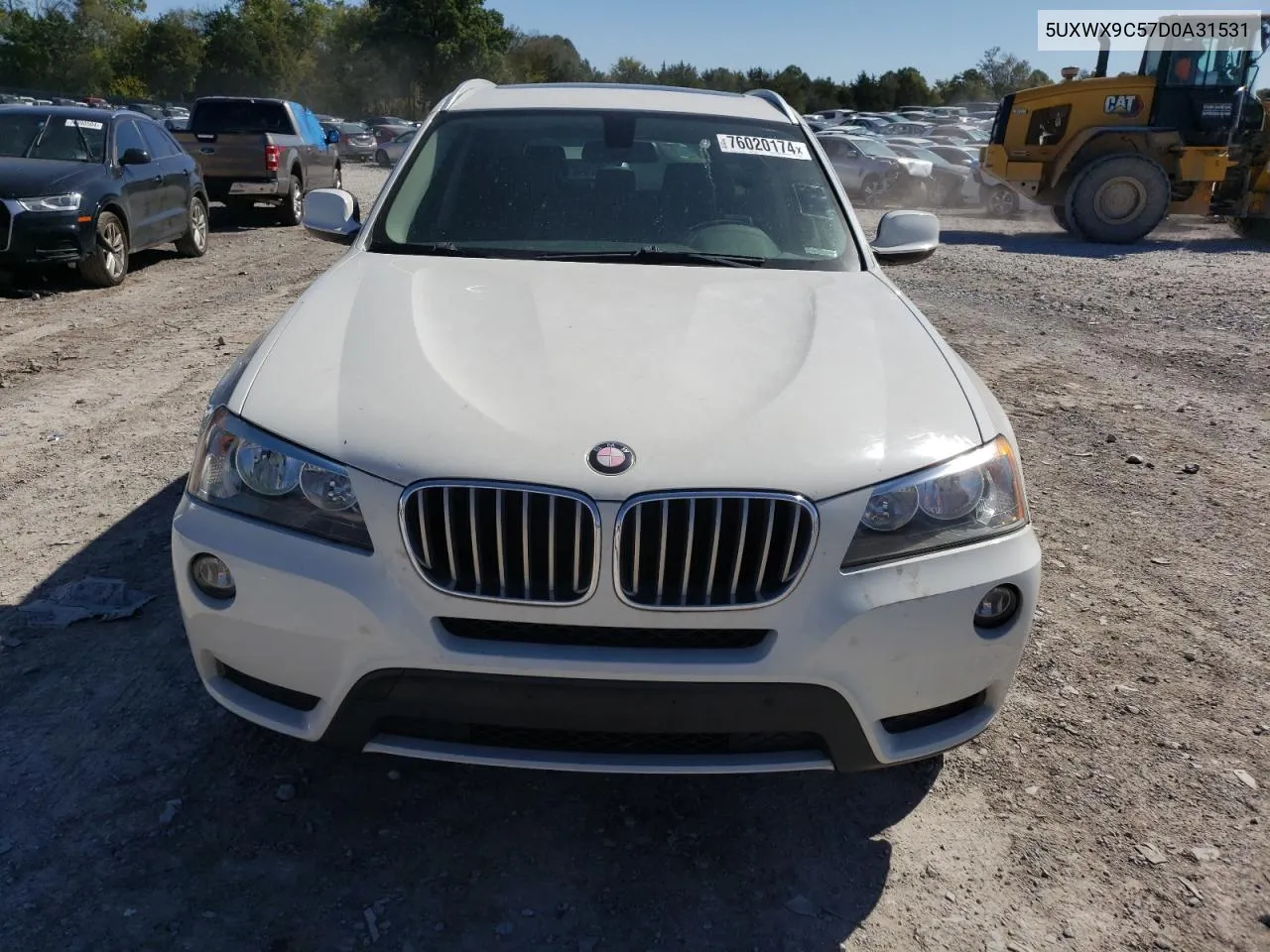 2013 BMW X3 xDrive28I VIN: 5UXWX9C57D0A31531 Lot: 76020174