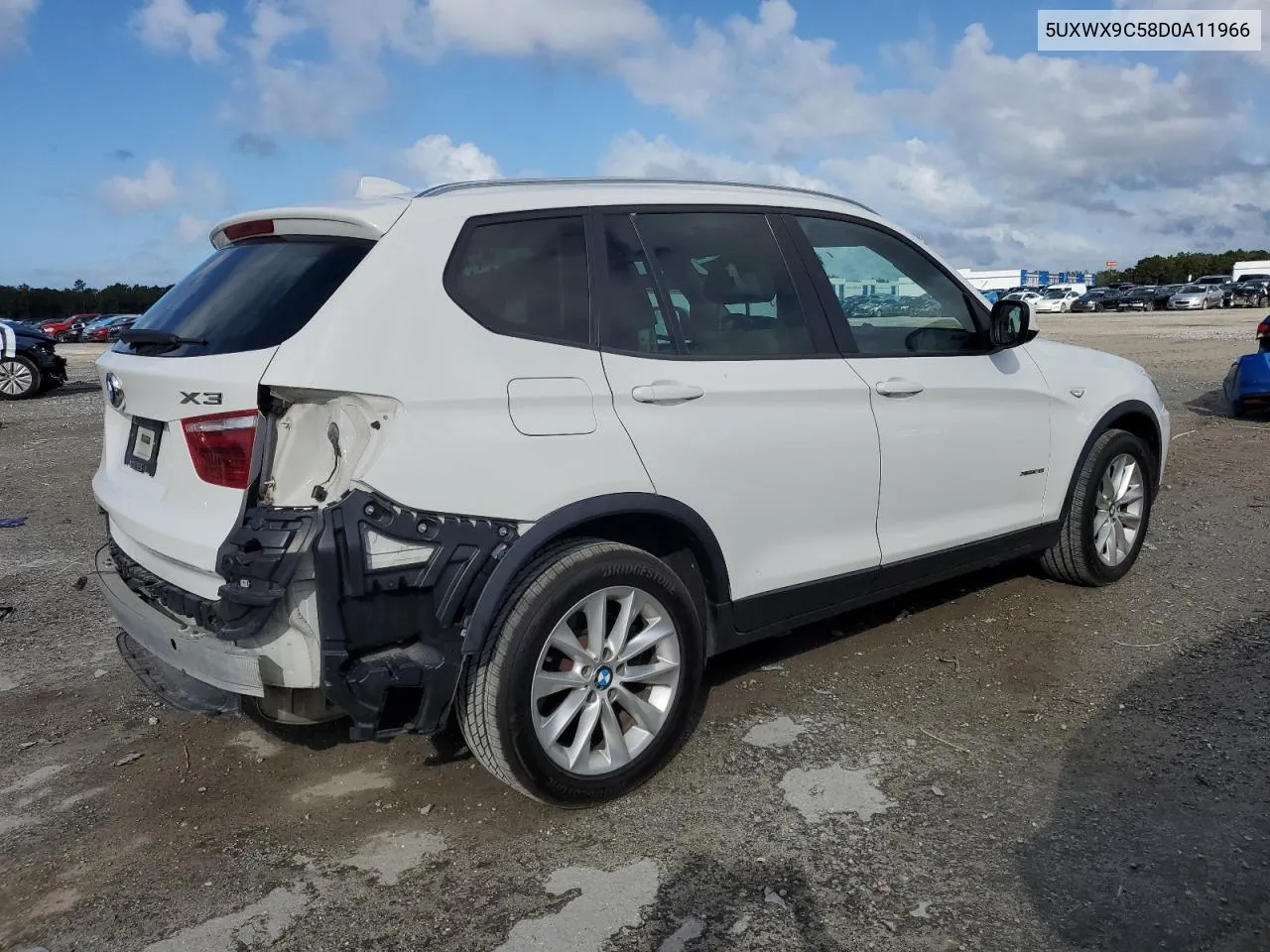 2013 BMW X3 xDrive28I VIN: 5UXWX9C58D0A11966 Lot: 78778904