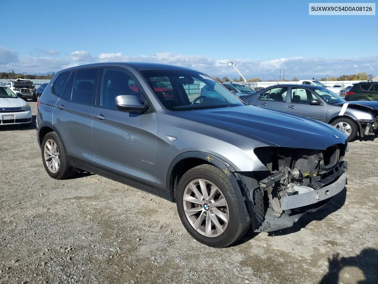 2013 BMW X3 xDrive28I VIN: 5UXWX9C54D0A08126 Lot: 79575284