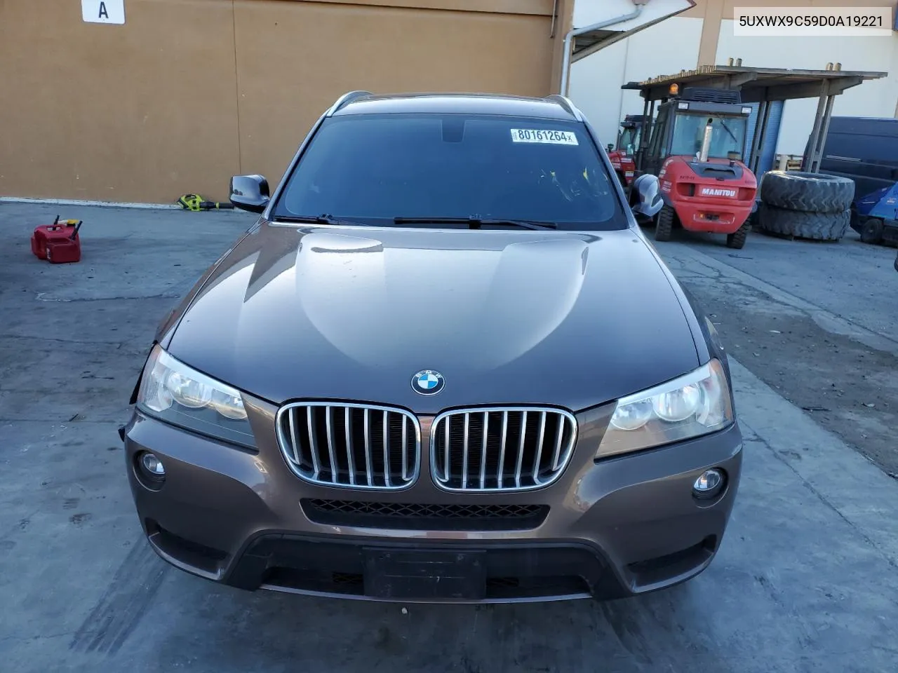 2013 BMW X3 xDrive28I VIN: 5UXWX9C59D0A19221 Lot: 80161264