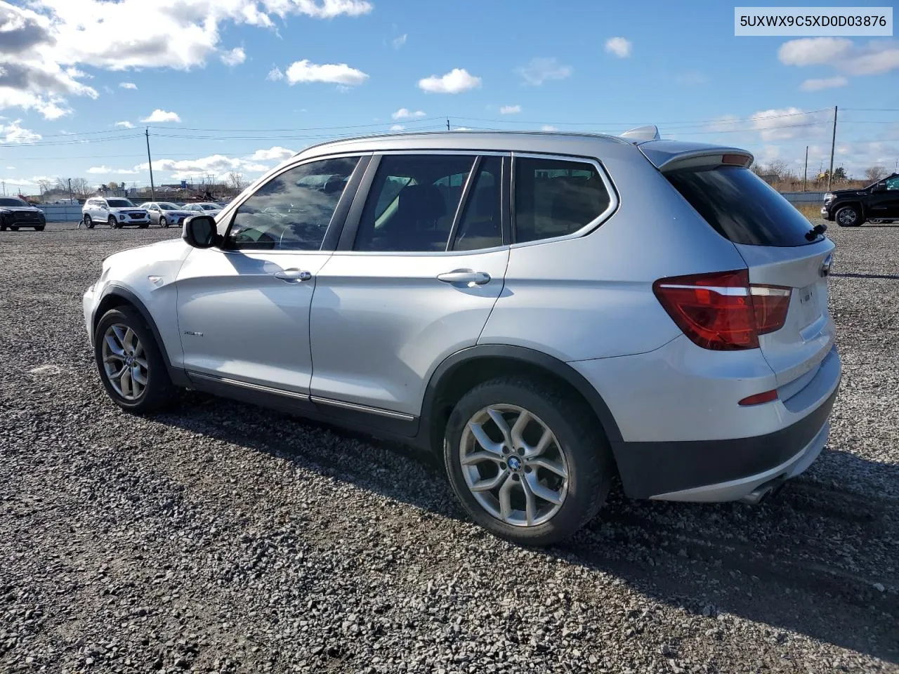 2013 BMW X3 xDrive28I VIN: 5UXWX9C5XD0D03876 Lot: 80290524