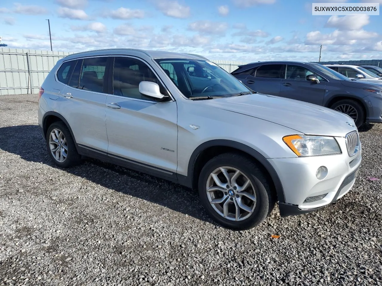 2013 BMW X3 xDrive28I VIN: 5UXWX9C5XD0D03876 Lot: 80290524