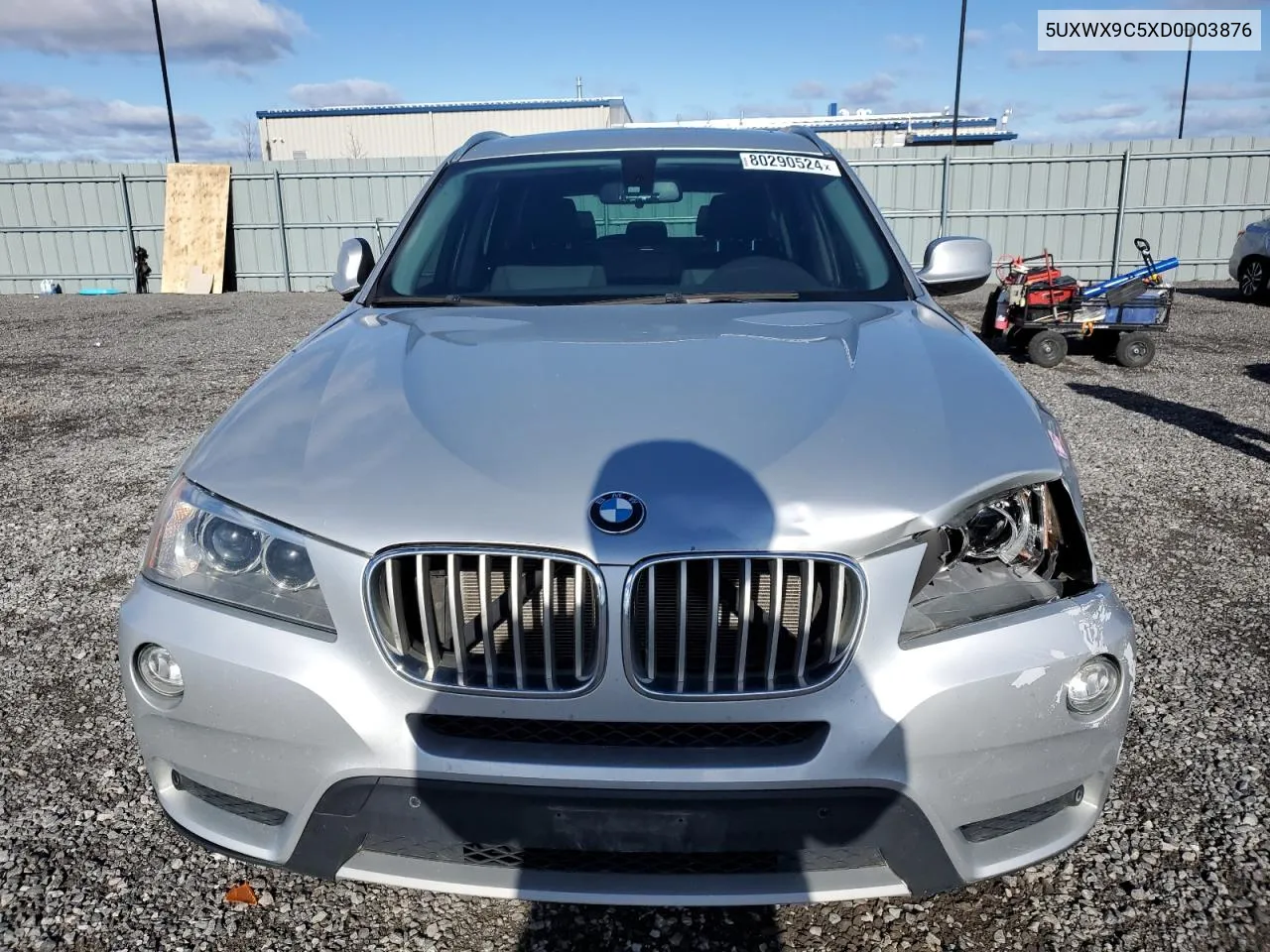 2013 BMW X3 xDrive28I VIN: 5UXWX9C5XD0D03876 Lot: 80290524