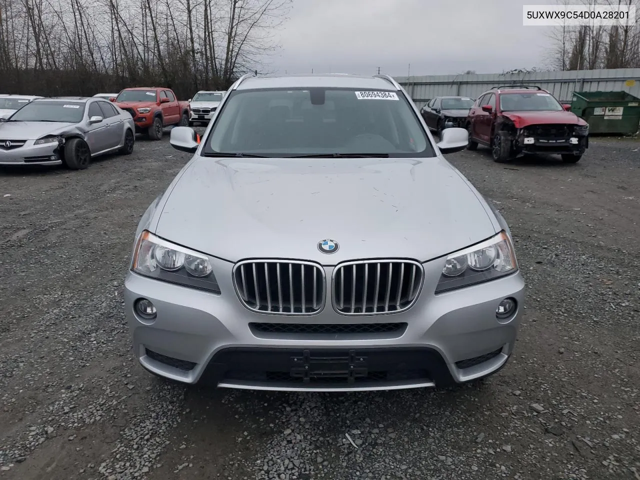 2013 BMW X3 xDrive28I VIN: 5UXWX9C54D0A28201 Lot: 80694384