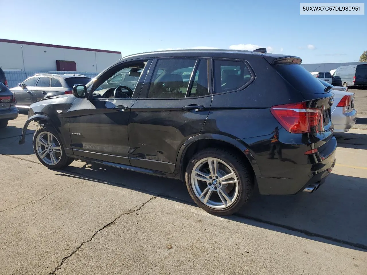 2013 BMW X3 xDrive35I VIN: 5UXWX7C57DL980951 Lot: 80961434