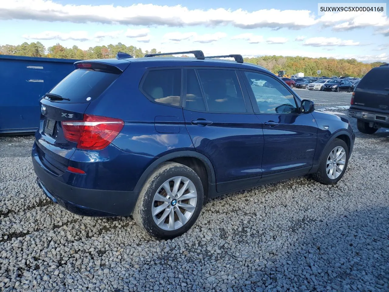 2013 BMW X3 xDrive28I VIN: 5UXWX9C5XD0D04168 Lot: 81694904