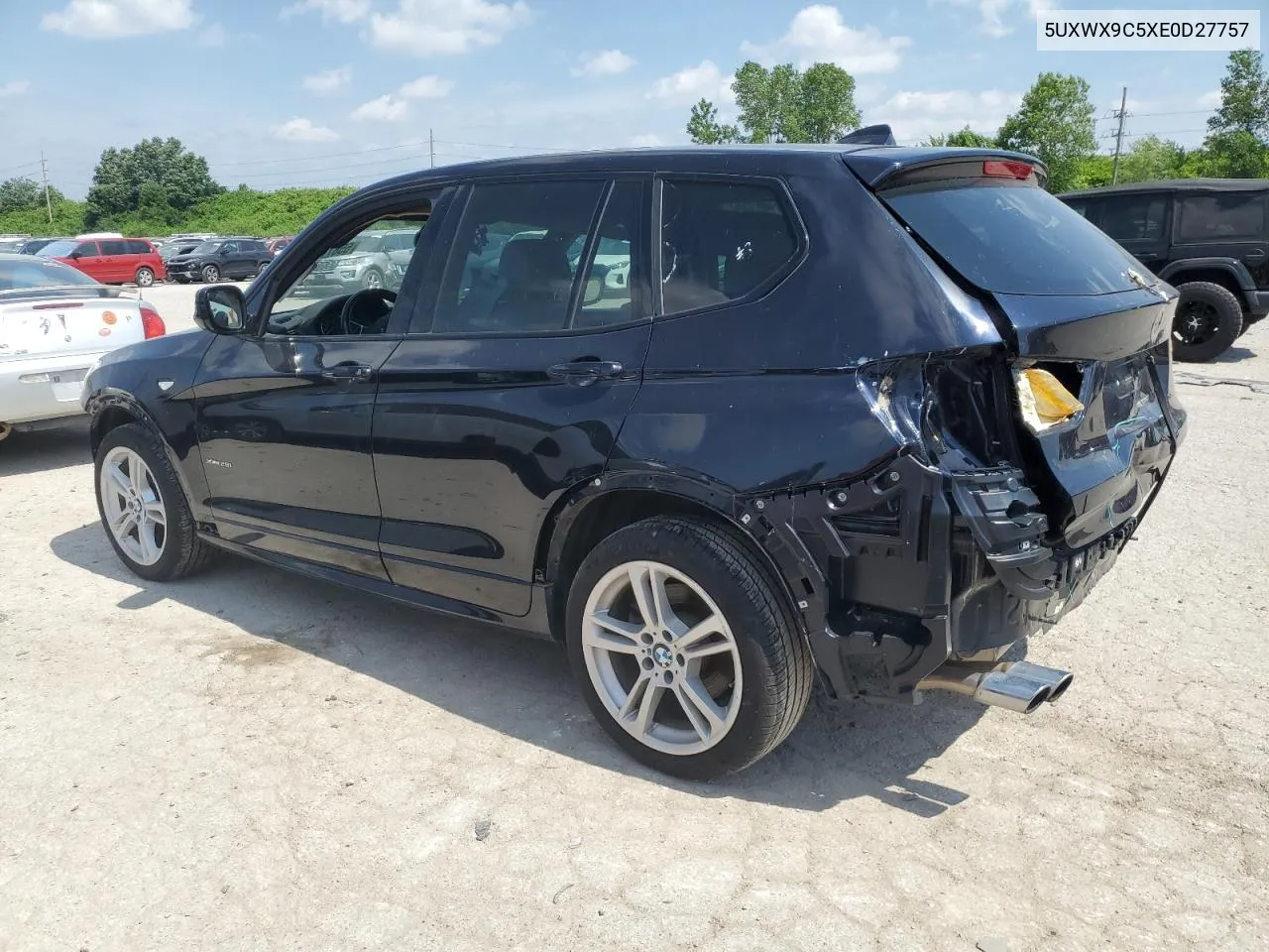 2014 BMW X3 xDrive28I VIN: 5UXWX9C5XE0D27757 Lot: 55877534