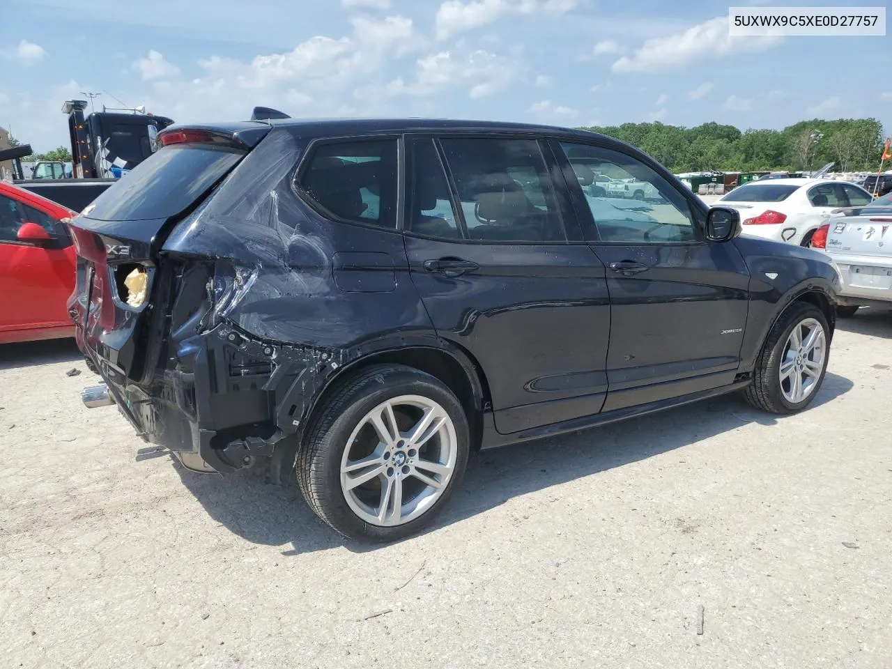 2014 BMW X3 xDrive28I VIN: 5UXWX9C5XE0D27757 Lot: 55877534