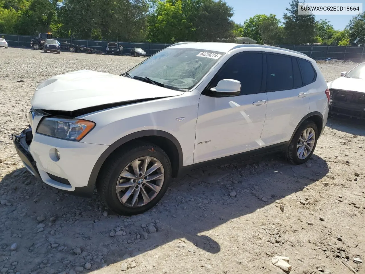 2014 BMW X3 xDrive28I VIN: 5UXWX9C52E0D18664 Lot: 58256214