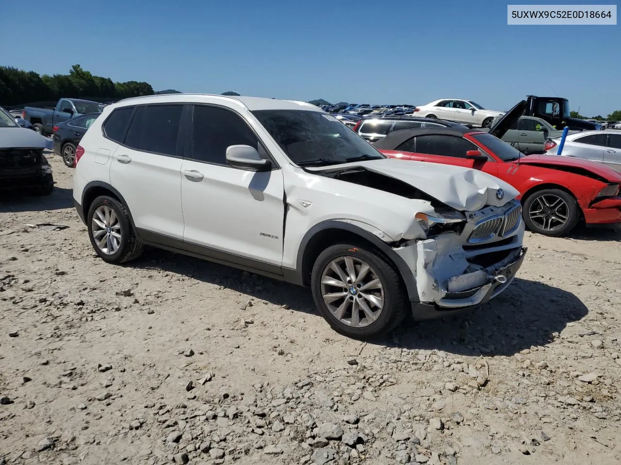 5UXWX9C52E0D18664 2014 BMW X3 xDrive28I