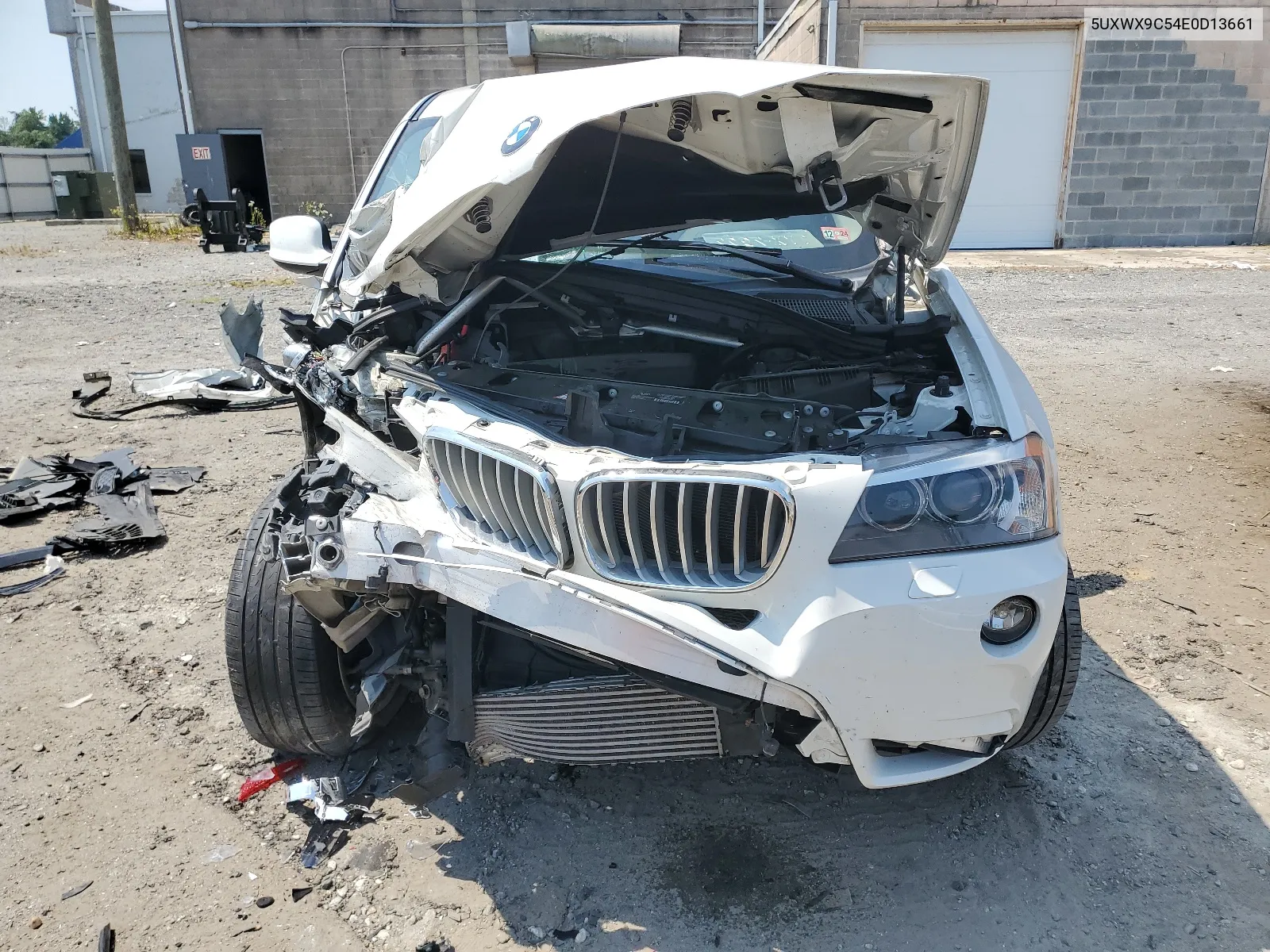 2014 BMW X3 xDrive28I VIN: 5UXWX9C54E0D13661 Lot: 58468314