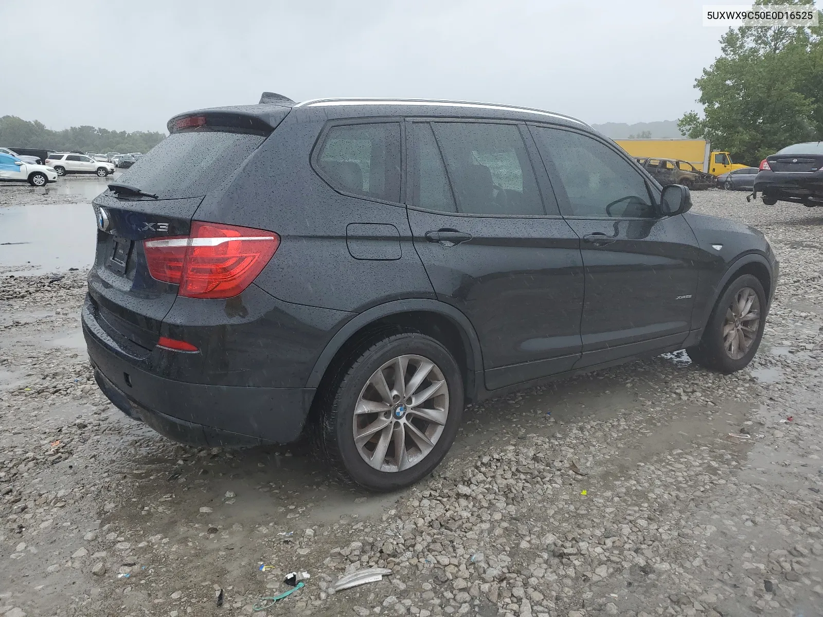 2014 BMW X3 xDrive28I VIN: 5UXWX9C50E0D16525 Lot: 61284204