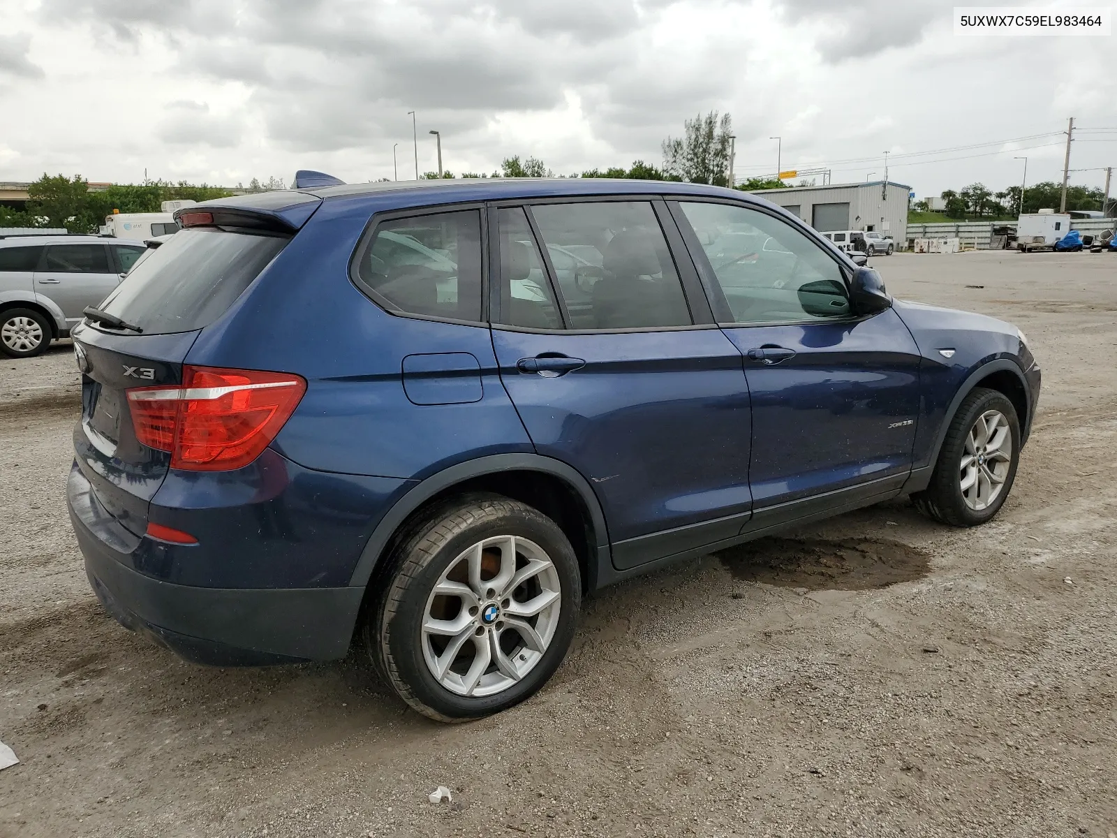 2014 BMW X3 xDrive35I VIN: 5UXWX7C59EL983464 Lot: 62767754