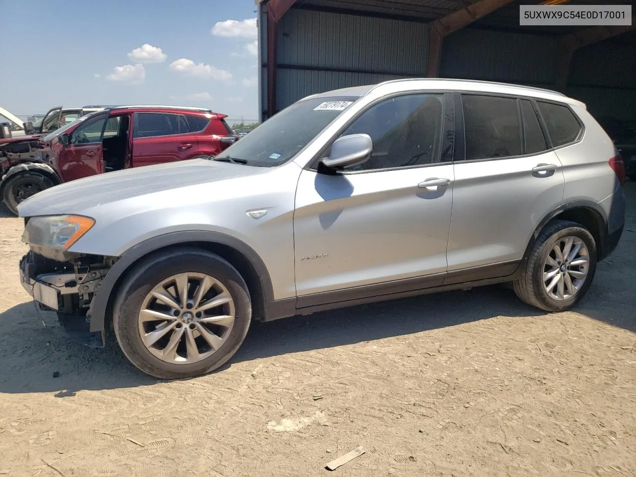 2014 BMW X3 xDrive28I VIN: 5UXWX9C54E0D17001 Lot: 66226614