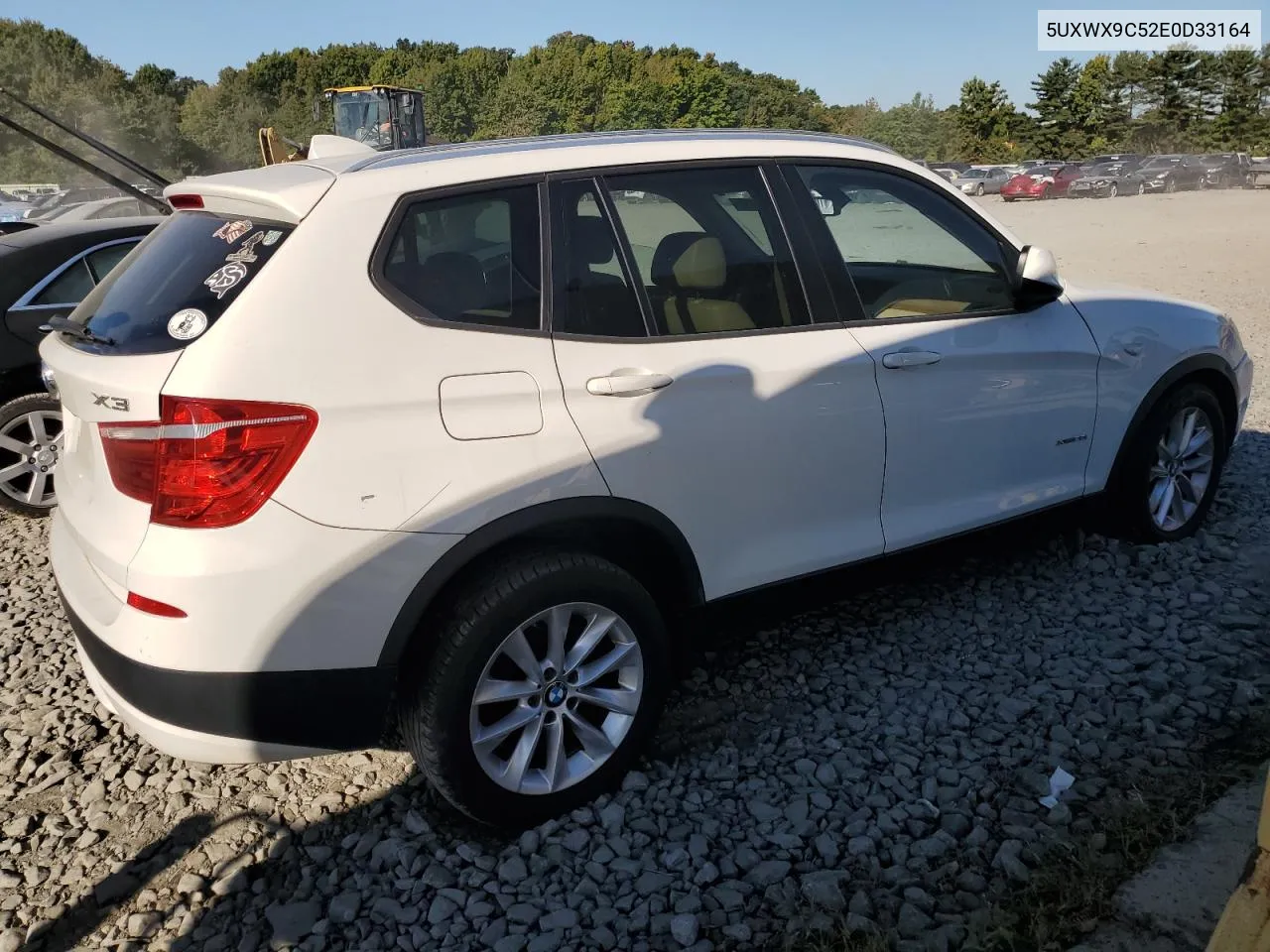 2014 BMW X3 xDrive28I VIN: 5UXWX9C52E0D33164 Lot: 67482684