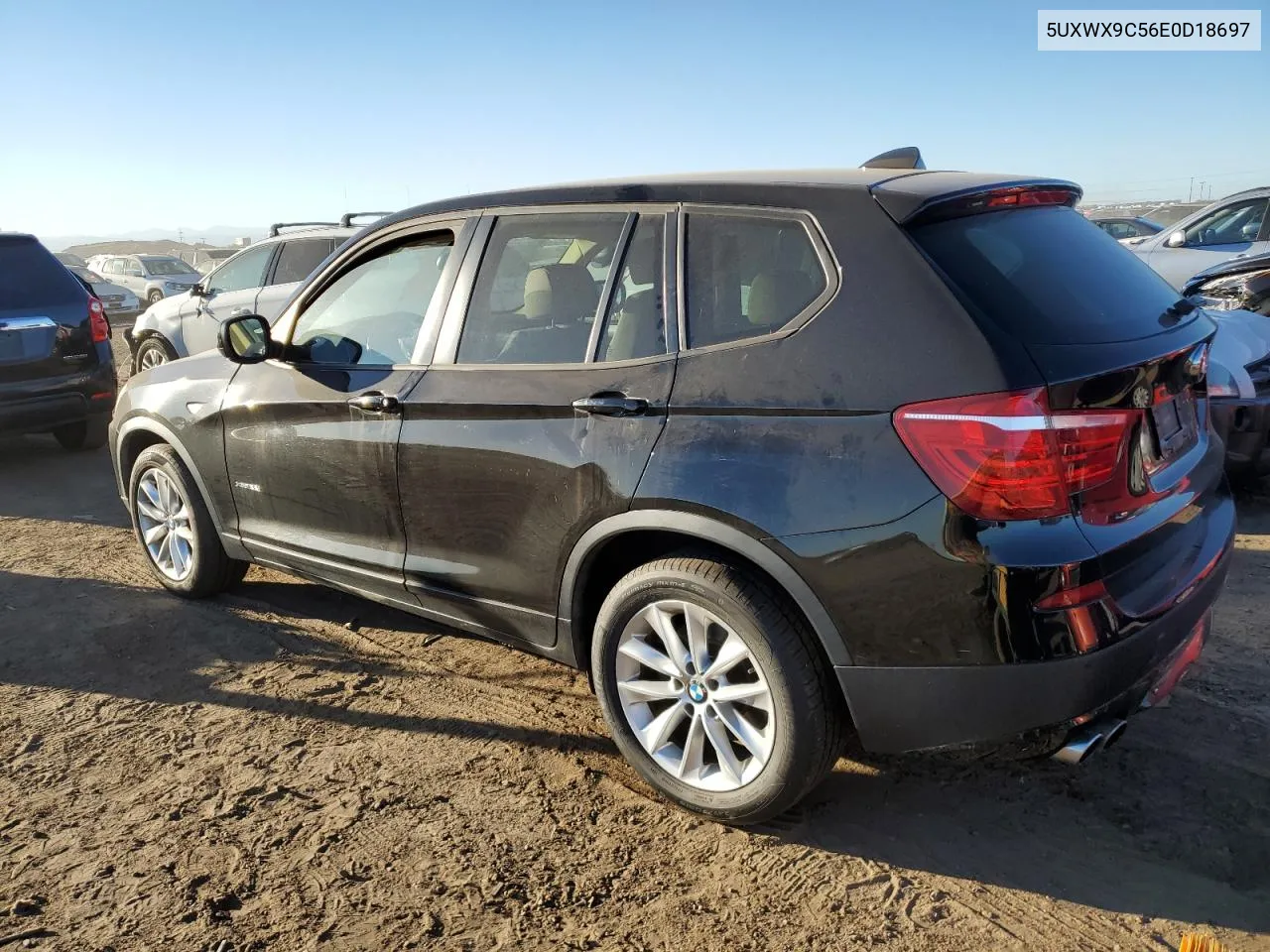 2014 BMW X3 xDrive28I VIN: 5UXWX9C56E0D18697 Lot: 68953024