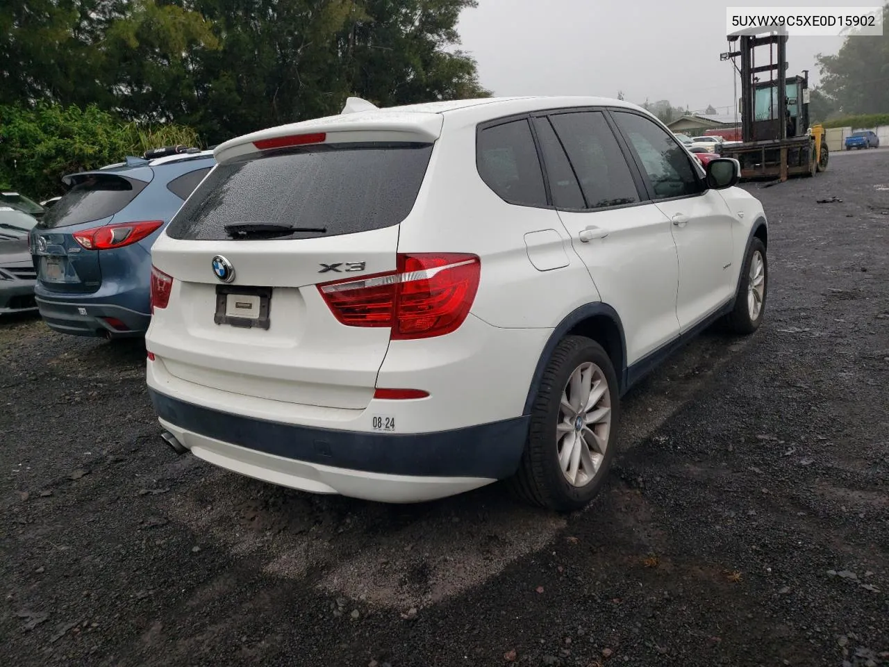 2014 BMW X3 xDrive28I VIN: 5UXWX9C5XE0D15902 Lot: 69062134