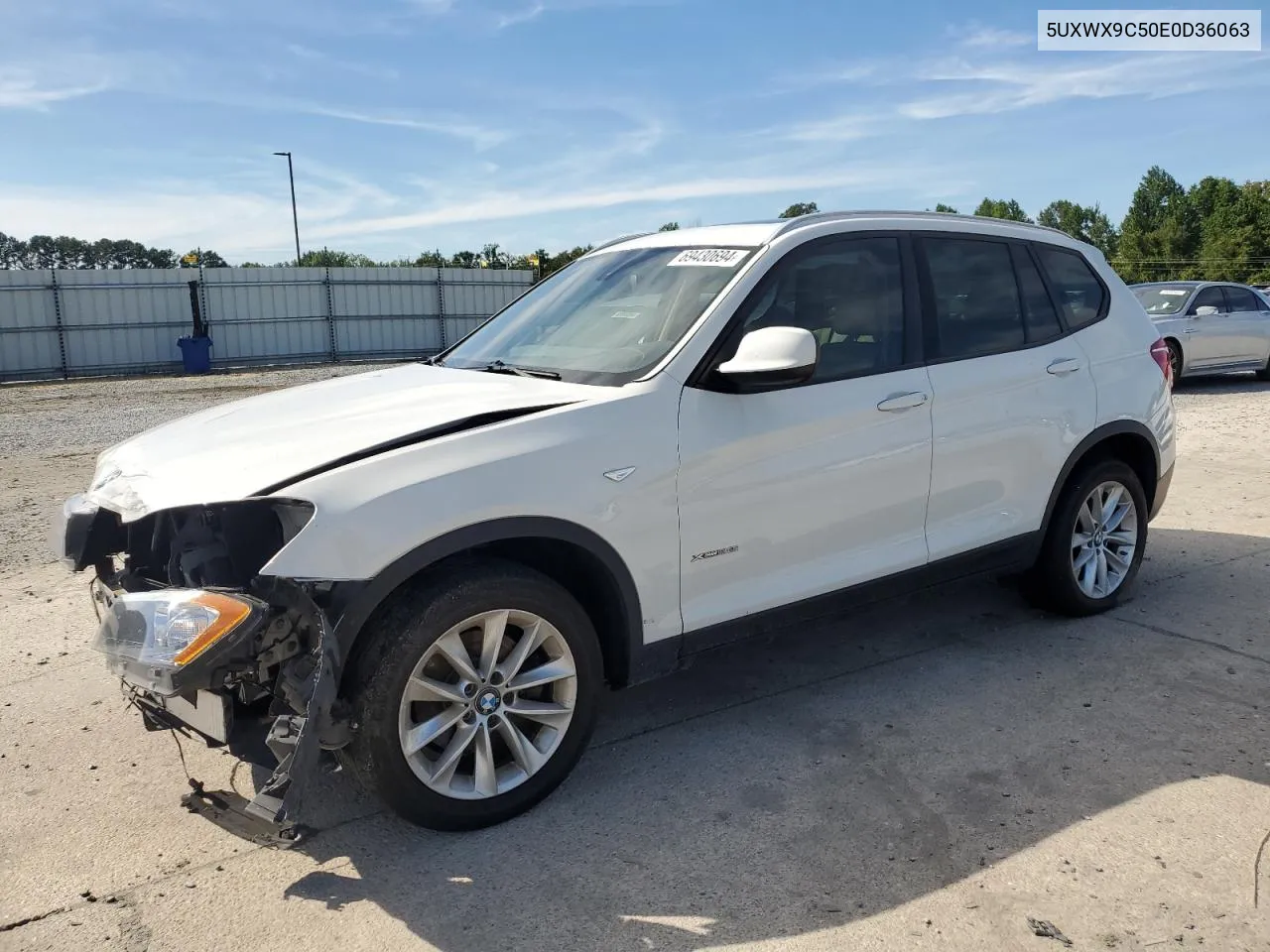 5UXWX9C50E0D36063 2014 BMW X3 xDrive28I