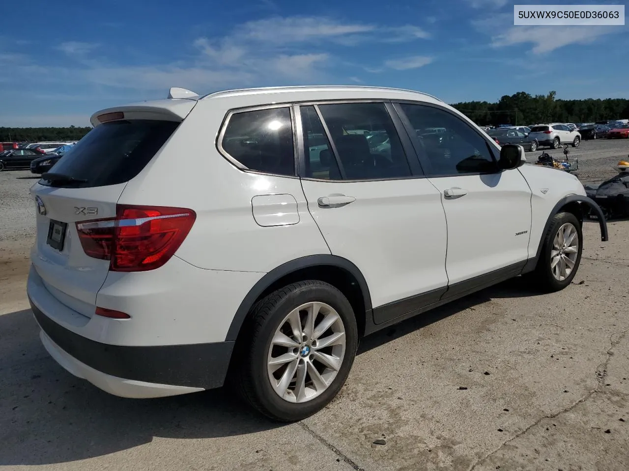 2014 BMW X3 xDrive28I VIN: 5UXWX9C50E0D36063 Lot: 69430694