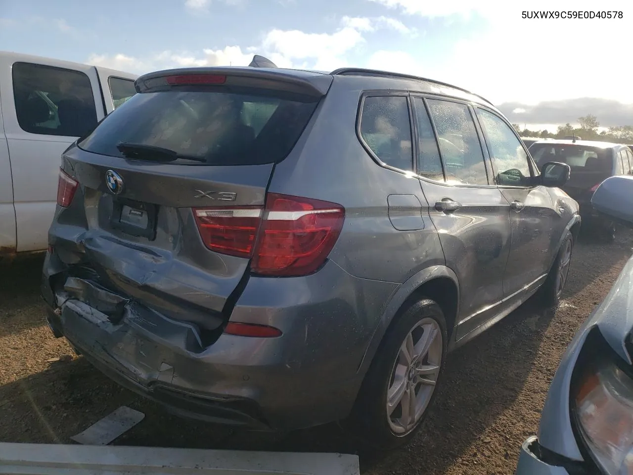 2014 BMW X3 xDrive28I VIN: 5UXWX9C59E0D40578 Lot: 69492324