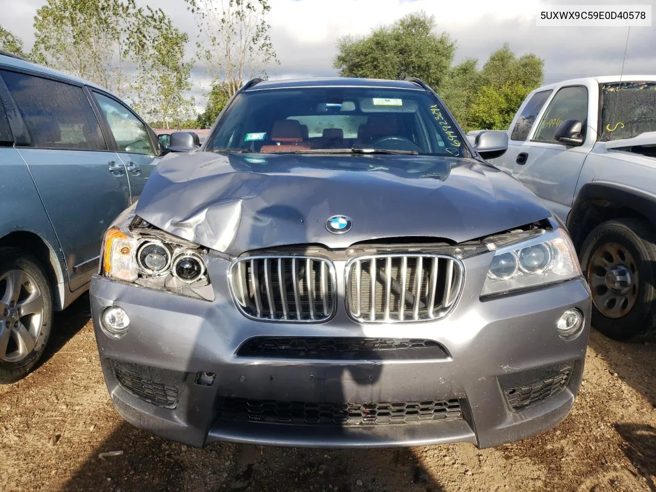 2014 BMW X3 xDrive28I VIN: 5UXWX9C59E0D40578 Lot: 69492324