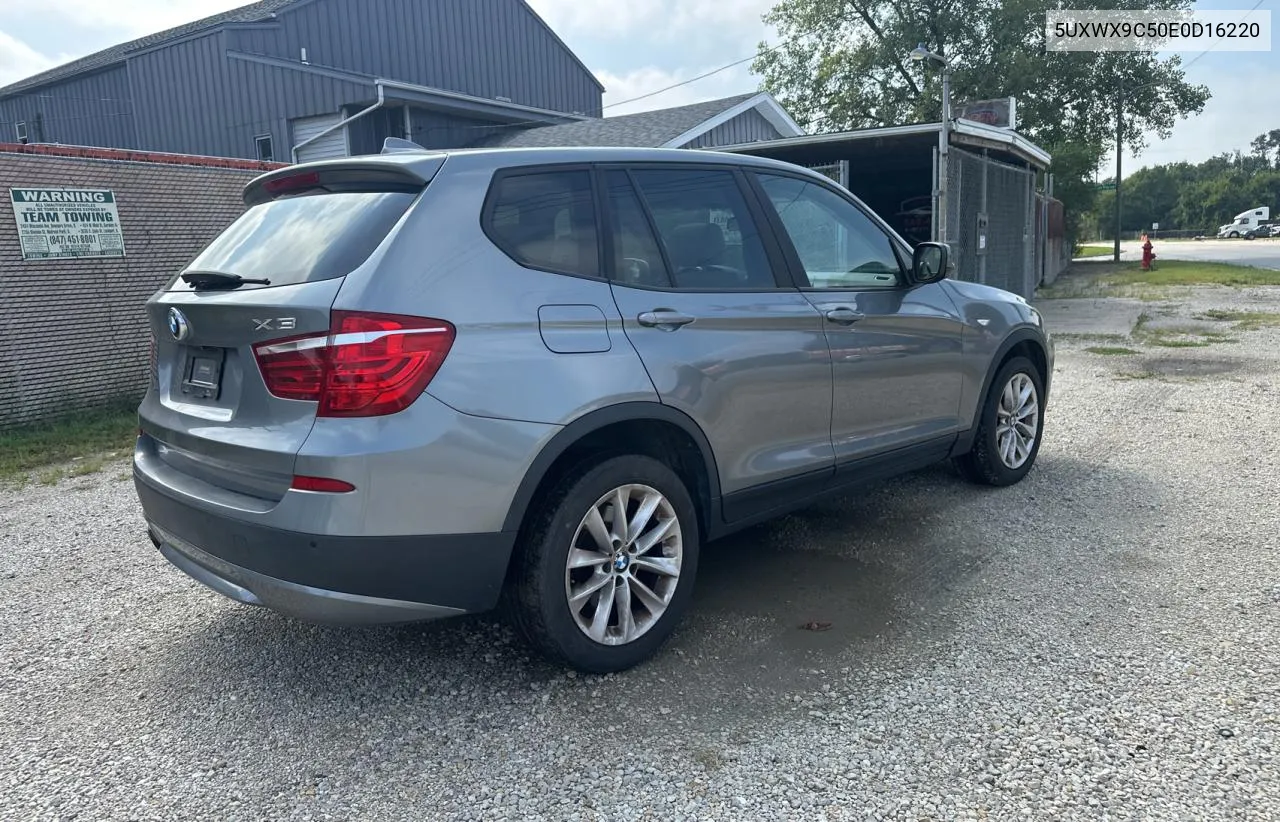 2014 BMW X3 xDrive28I VIN: 5UXWX9C50E0D16220 Lot: 69796944