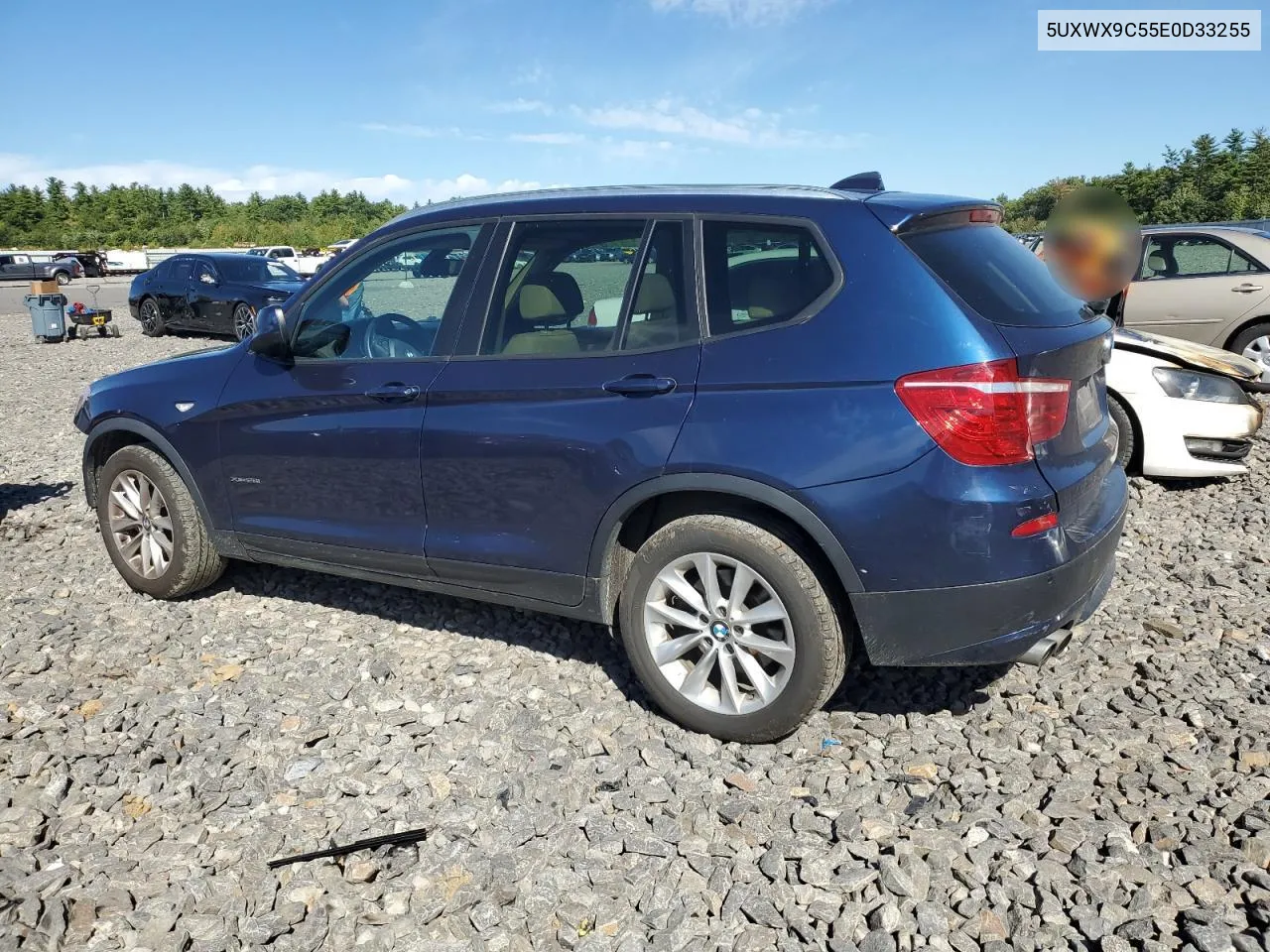 2014 BMW X3 xDrive28I VIN: 5UXWX9C55E0D33255 Lot: 69970274