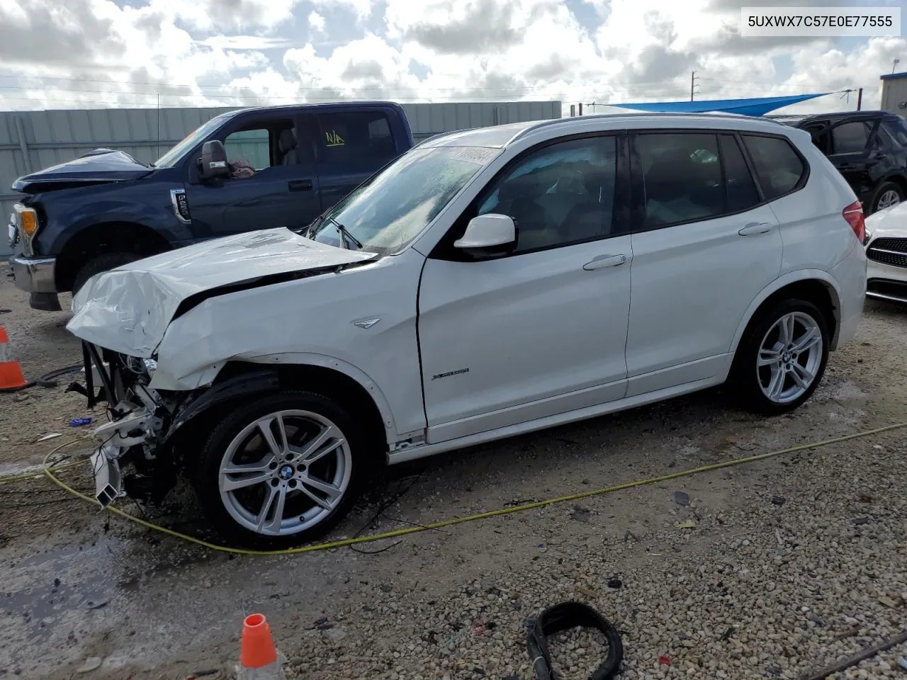 2014 BMW X3 xDrive35I VIN: 5UXWX7C57E0E77555 Lot: 70040644