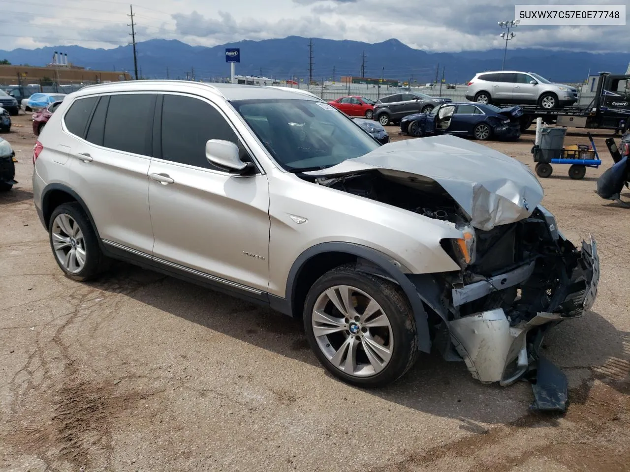 2014 BMW X3 xDrive35I VIN: 5UXWX7C57E0E77748 Lot: 70207924