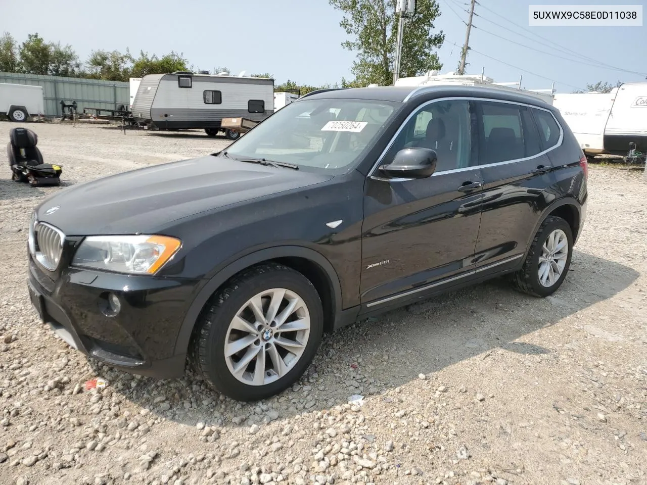 2014 BMW X3 xDrive28I VIN: 5UXWX9C58E0D11038 Lot: 70250264