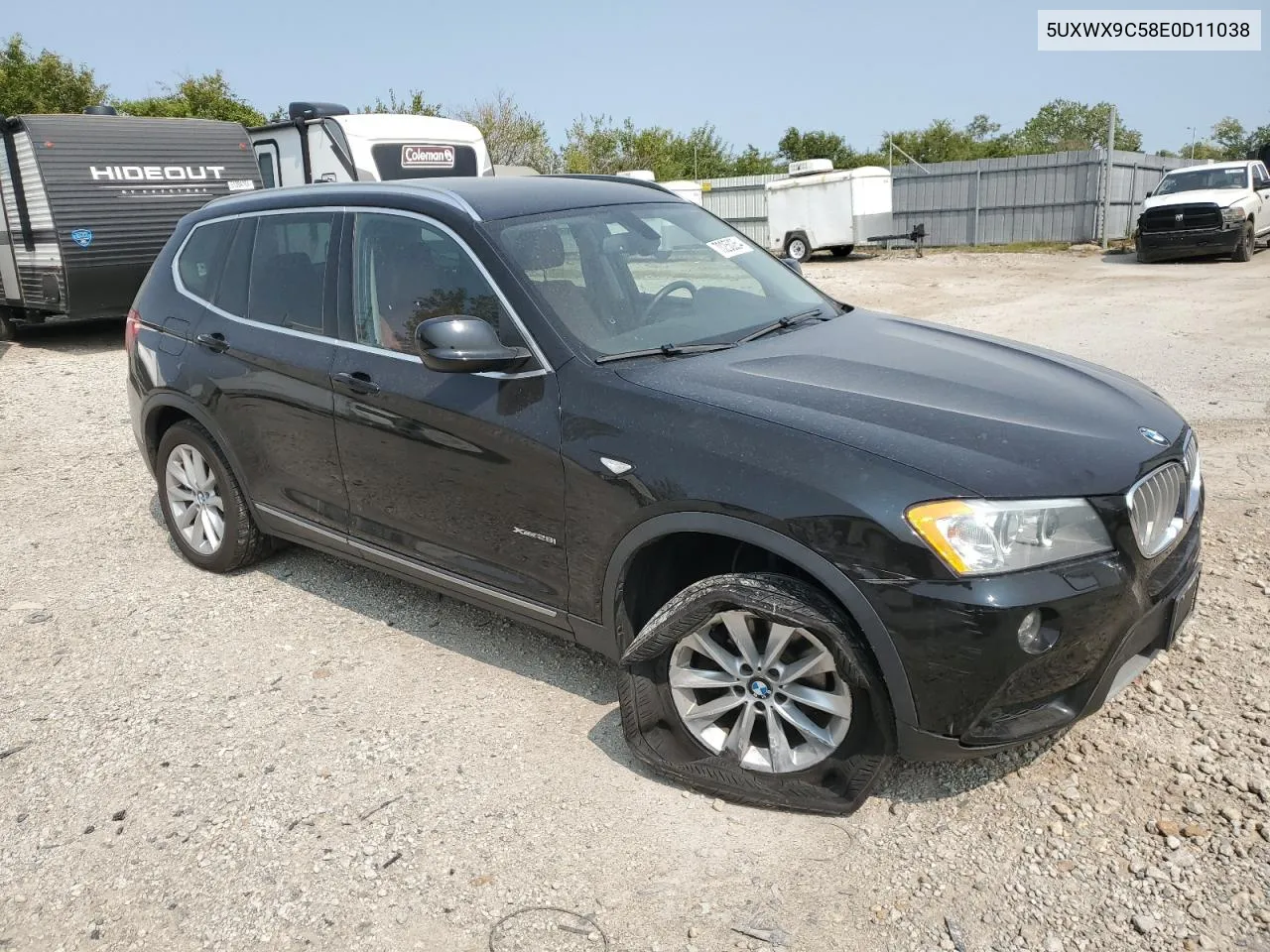 2014 BMW X3 xDrive28I VIN: 5UXWX9C58E0D11038 Lot: 70250264