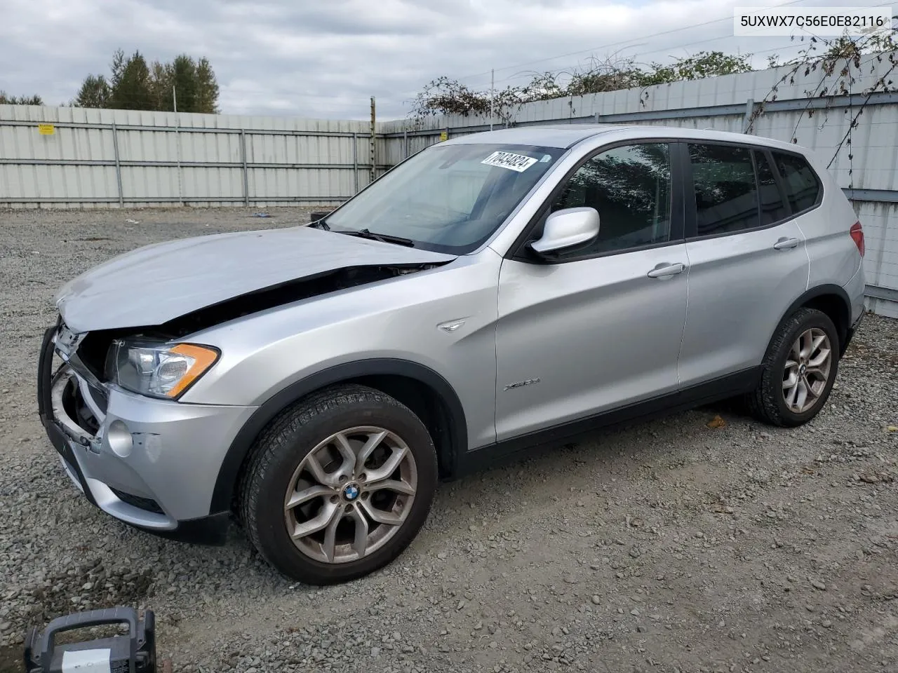 2014 BMW X3 xDrive35I VIN: 5UXWX7C56E0E82116 Lot: 70434824