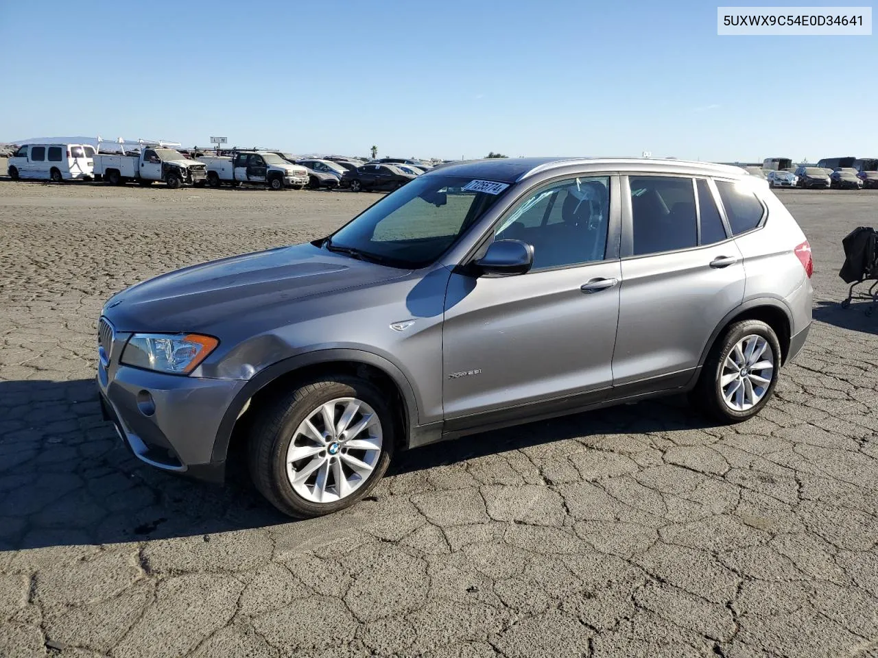 2014 BMW X3 xDrive28I VIN: 5UXWX9C54E0D34641 Lot: 71255774