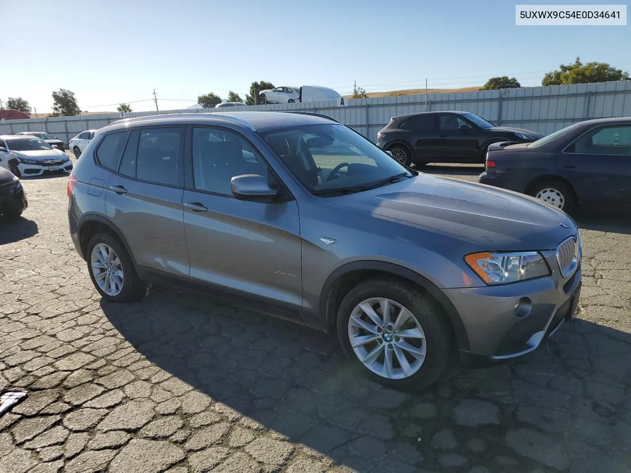 2014 BMW X3 xDrive28I VIN: 5UXWX9C54E0D34641 Lot: 71255774