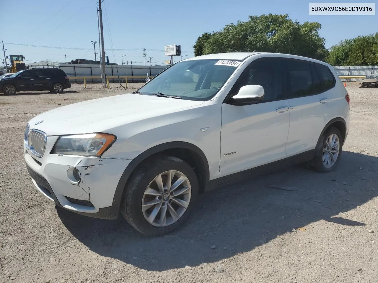 2014 BMW X3 xDrive28I VIN: 5UXWX9C56E0D19316 Lot: 71537584