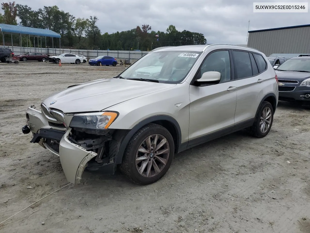 2014 BMW X3 xDrive28I VIN: 5UXWX9C52E0D15246 Lot: 71638864