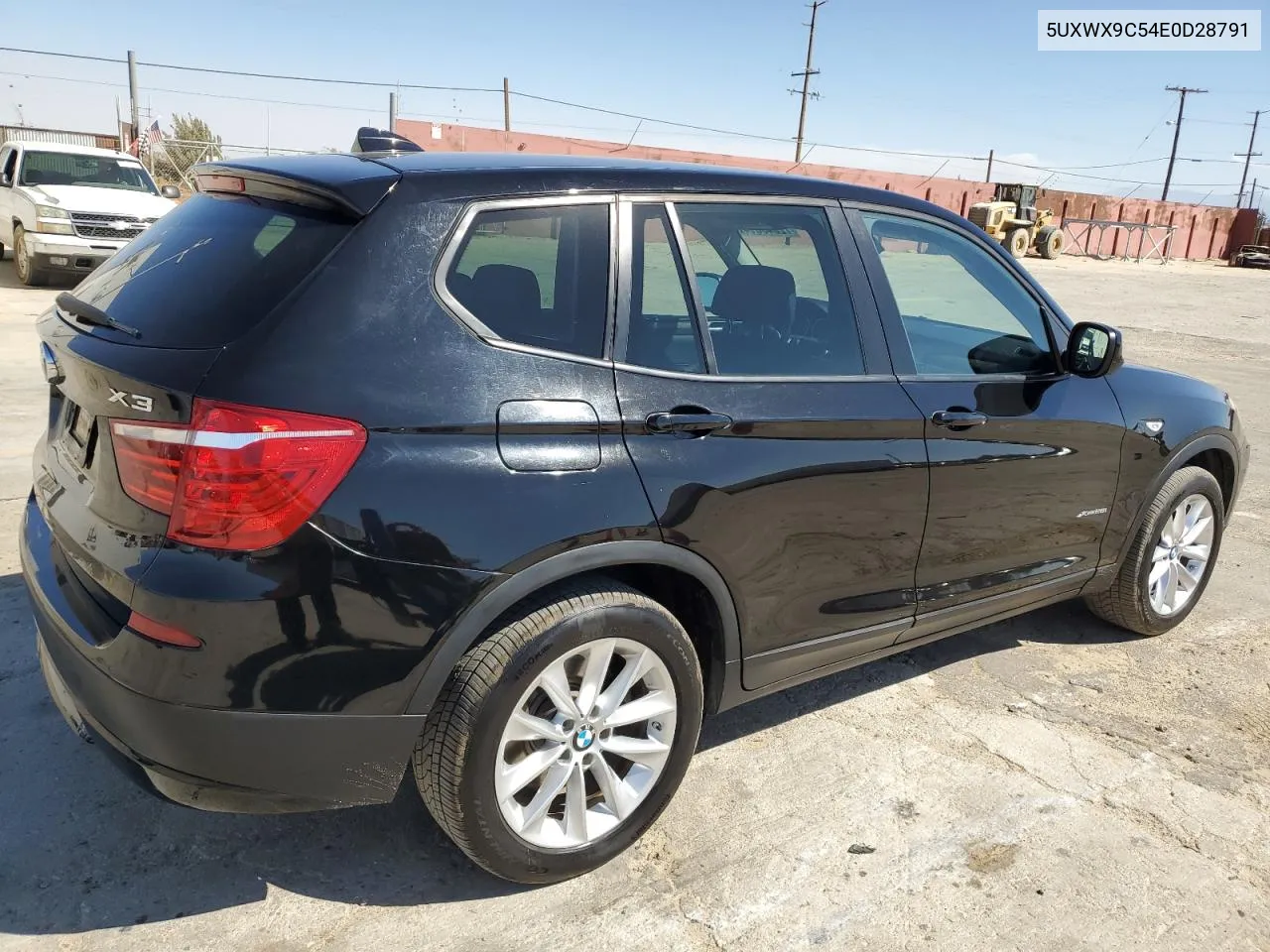 2014 BMW X3 xDrive28I VIN: 5UXWX9C54E0D28791 Lot: 72048614