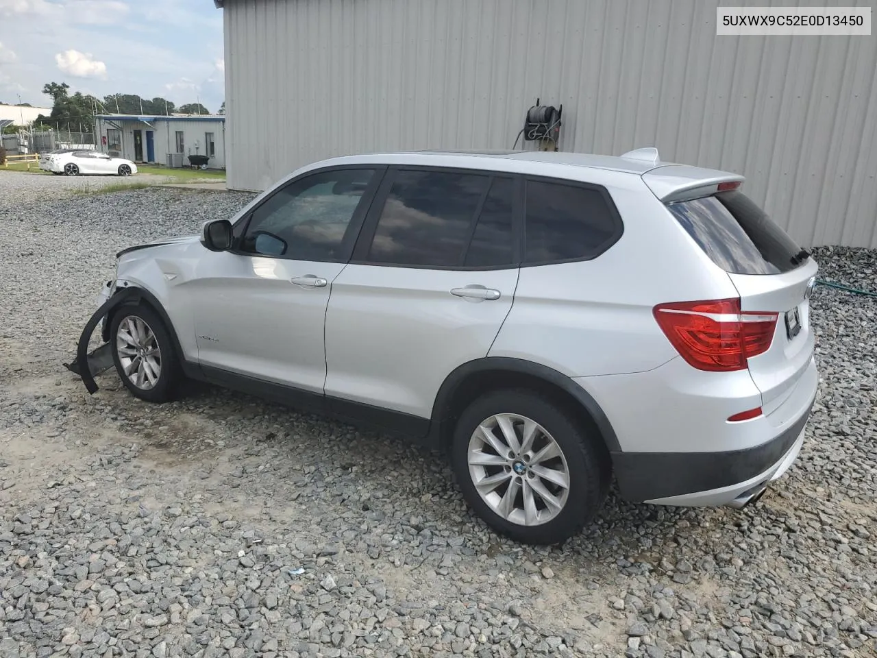 2014 BMW X3 xDrive28I VIN: 5UXWX9C52E0D13450 Lot: 72192904