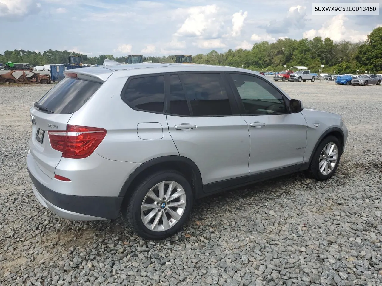 2014 BMW X3 xDrive28I VIN: 5UXWX9C52E0D13450 Lot: 72192904