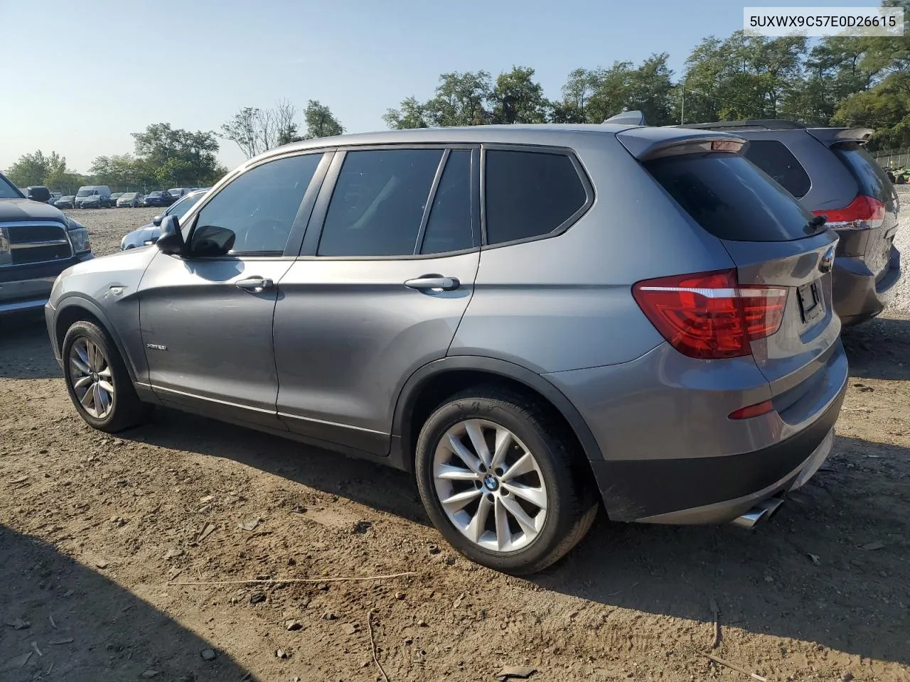 2014 BMW X3 xDrive28I VIN: 5UXWX9C57E0D26615 Lot: 72245514