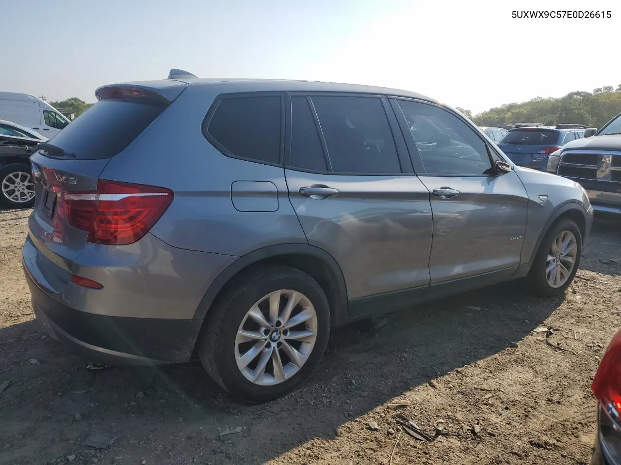 2014 BMW X3 xDrive28I VIN: 5UXWX9C57E0D26615 Lot: 72245514