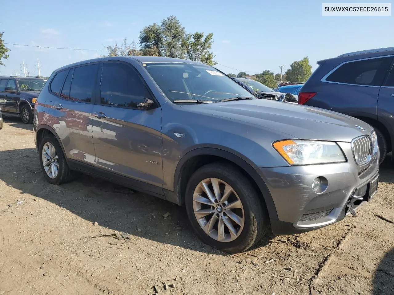 2014 BMW X3 xDrive28I VIN: 5UXWX9C57E0D26615 Lot: 72245514