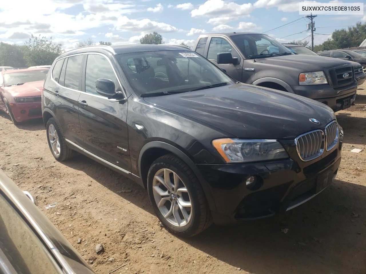 2014 BMW X3 xDrive35I VIN: 5UXWX7C51E0E81035 Lot: 72405224