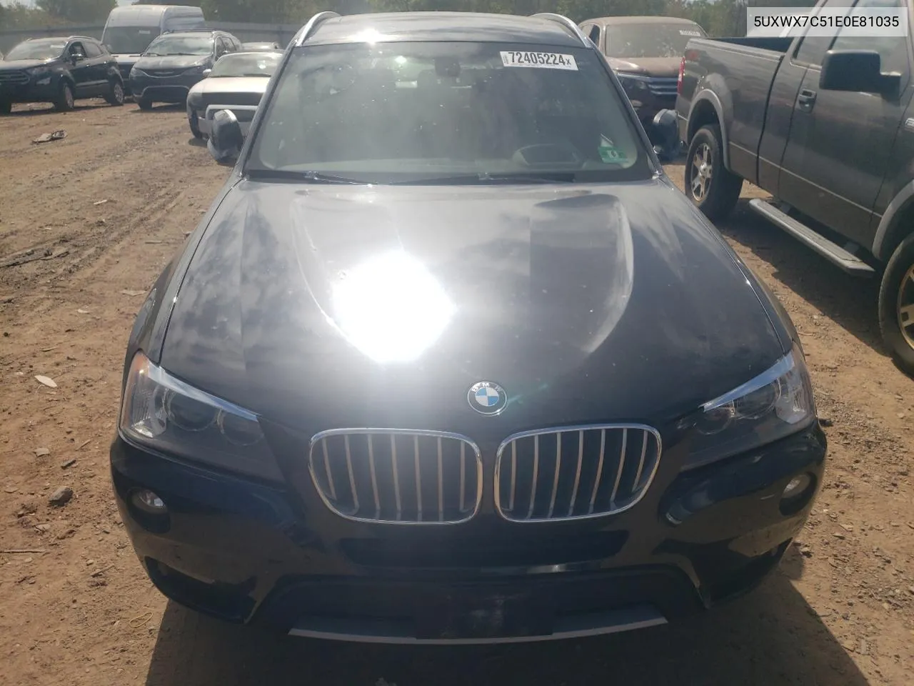 5UXWX7C51E0E81035 2014 BMW X3 xDrive35I