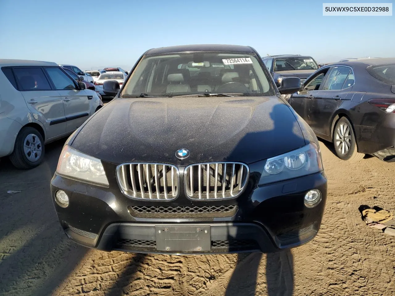 2014 BMW X3 xDrive28I VIN: 5UXWX9C5XE0D32988 Lot: 72564114